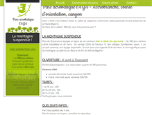 Tablet Screenshot of parc-aventure-65.fr